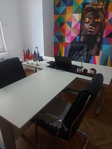 set mebel: Ofis iş masası – geniş iş səthi və ikili tumbalı Müdür masası uzunu — 6