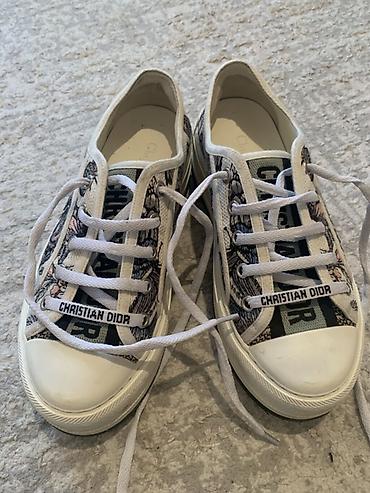 adidas campus: Кеды Christian Dior - Модель низкие на шнуровке, с резиновым носком — 1
