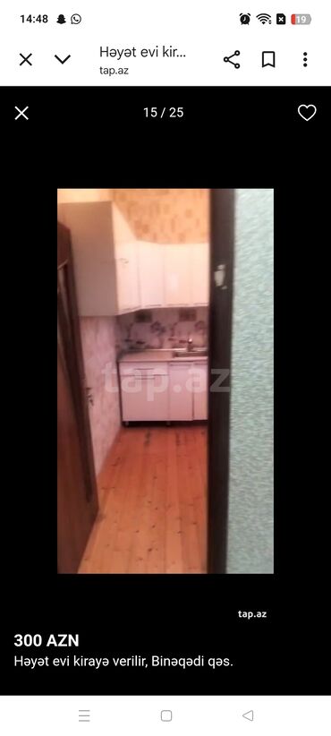 Uzunmüddətli kirayə evlər: 60 kv. m, 2 otaqlı, İnternet, Telefon, Qaz — 11