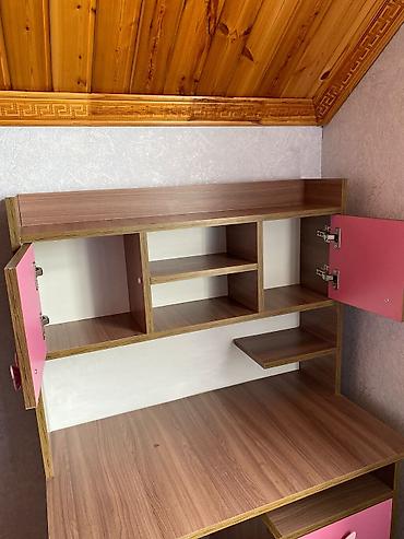 set mebel: Uşaq/yeniyetmə otağı üçün mebel dəsti - Yazı masası: Laminat ağac — 7