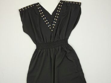 czarna zwiewna sukienki na lato: Dress, S (EU 36), condition - Good