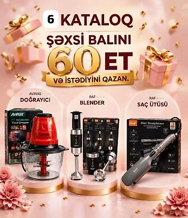 hediyyə: Kampaniya: Kataloq balı ilə hədiyyə qazan! - 3 kataloq – 100 bal — 2