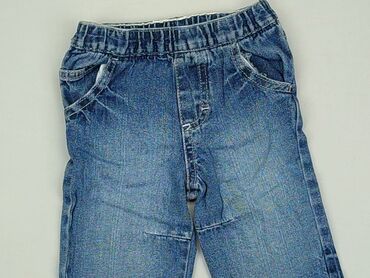 pull and bear czarne jeansy: Spodnie jeansowe, Cherokee, 3-6 m, stan - Zadowalający