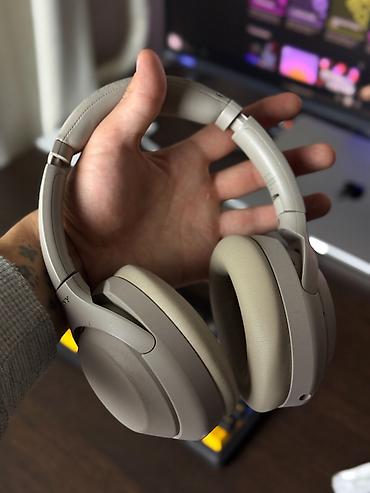 Уюлдук телефондор жана аксессуарлар: Sony WH-1000XM4 (Бежевый / Silver) Легендарные, безусловно одни из — 2
