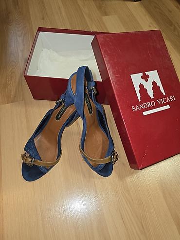 Qadın ayaqqabıları: VICARI qadın sandaleti/Vintage - Brend: SANDRO VICARI (Made in — 6