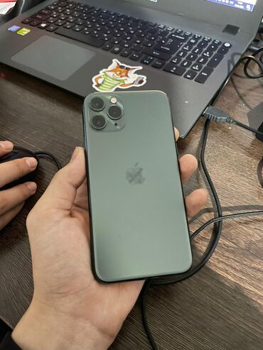 iphone 11 цена ош: IPhone 11 Pro, Б/у, 64 ГБ, Alpine Green, 76 %