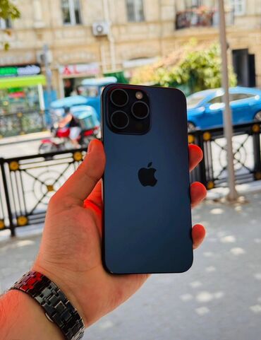 kalonka qiyməti: IPhone 15 Pro Max, 256 GB, Blue Titanium, Simsiz şarj