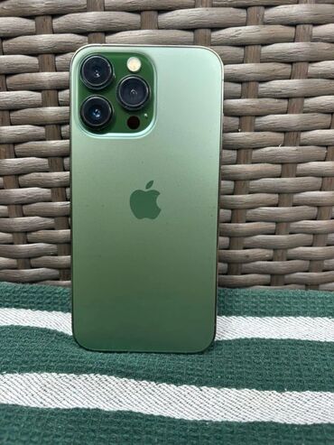 корпоративный номера: IPhone 13 Pro, Колдонулган, 128 ГБ, Alpine Green, Каптама