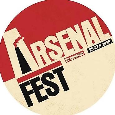 sat ar: Arsenal Fest – Kragujevac, 25–27. jun 2026 - za sva tri dana, ili za — 1