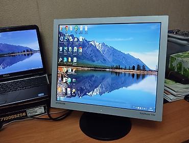 Monitorlar: Samsung SyncMaster LCD MONİTOR Model: 173V. 17-düym ekrandır — 8
