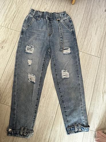 Детский мир: Детские джинсы RESSER DENIM - Размер: 9–10 лет (на ярлыке указаны — 1