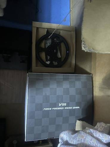 Техника и электроника: Рулевое колесо для сим-рейсинга V99 Force Feedback Racing Wheel - — 1