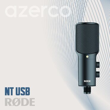 telefon mikrofonları: Kamuyter mikrafonu Rode NT USB USB mikrofonu Rode mikrofonların