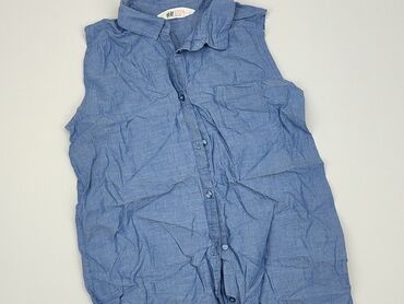koszula z kołnierzykiem bebe: Koszula 12 lat, stan - Zadowalający, wzór - Jednolity kolor, kolor - Błękitny