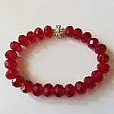 Narukvice: Lančana narukvica, Handmade, Materijal: Kristal, Perlice, Srebro — 7