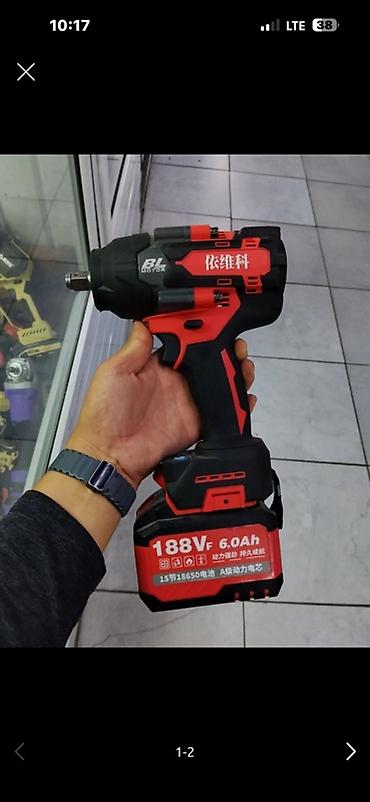 Аккумуляторный ударный гайковерт - Бесщеточный двигатель (BL Motor) -