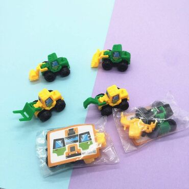 Игрушка трактор, четыре вида. Подарок детям. Игрушка в разборном виде