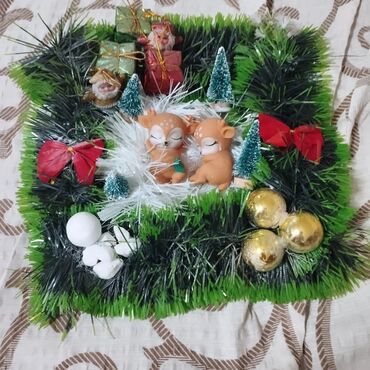 Praznična dekoracija: Jelka, bоја - Šareno, Novo — 2