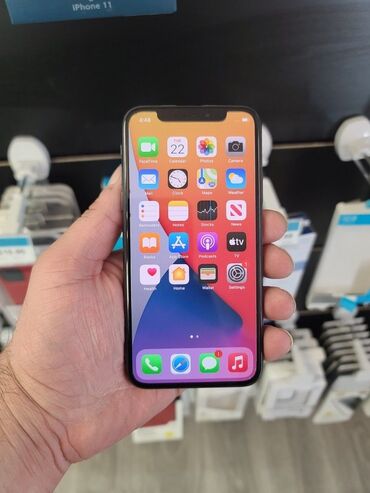 Tulumlar: IPhone X, 128 GB, Black Titanium, Simsiz şarj, Face ID, Sənədlərlə