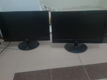 настольный компьютер: Salam Aleykum. 4 ədəd: 22" (inch) LG monitor təcili satılır. 1 ədəd