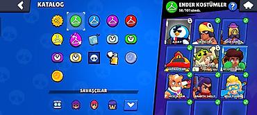 will: Brawl Stars hesabı – yüksək səviyyəli kolleksiya - Kupa yolu: 23 679 — 2
