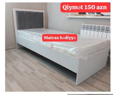 Çarpayılar: Yeni, Təknəfərlik çarpayı, Bazasız, Matras ilə, Siyirməsiz