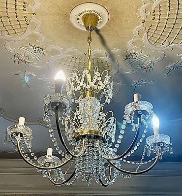 lustur alti fiqurlar: Çılçıraq, 6 lampa, Metal — 1