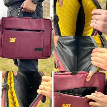 yemək çantası: -Noutbook çantaları -14, 15.6, 17.3 dioqanallı yeni, əl və bel çanta