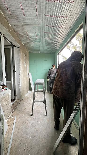 Утепление: Утеплённая и расширенная лоджия/балкон с новым остеклением. - — 9