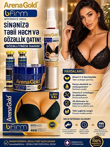 Arena gold firmasinin Döş Böyüdücü kremi qadın döşünün hüceyrə alt