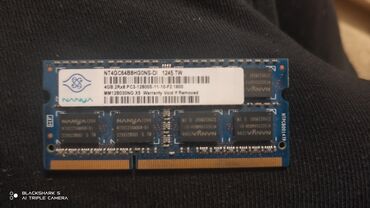 kompüter ramı: Operativ yaddaş (RAM) 4 GB, 2400 Mhz, DDR3, Noutbuk üçün, İşlənmiş