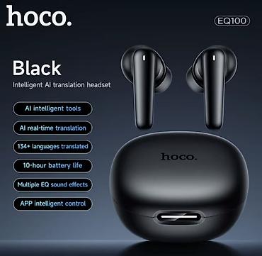 e book: Беспроводные гарнитуры, Hoco, Новый, цвет - Черный — 2