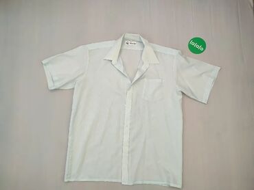 Koszulа, XL (EU 42), wzór - Jednolity kolor, kolor - Błękitny