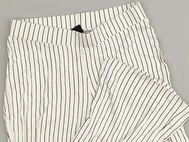 czerwone spodnie materiałowe z lampasami: Gina Tricot, Material trousers for women, size S