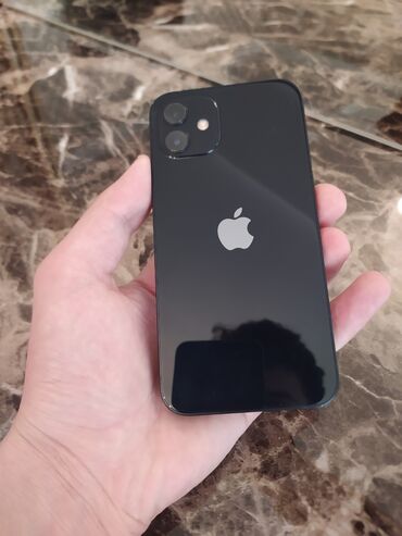 Apple iPhone: IPhone 12, 64 ГБ, Черный, Гарантия, Face ID