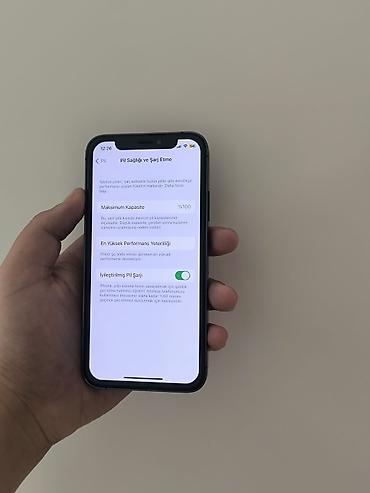 iphone yigilma: IPhone X, 64 GB, Black Titanium, Zəmanət, Simsiz şarj, Face ID — 4
