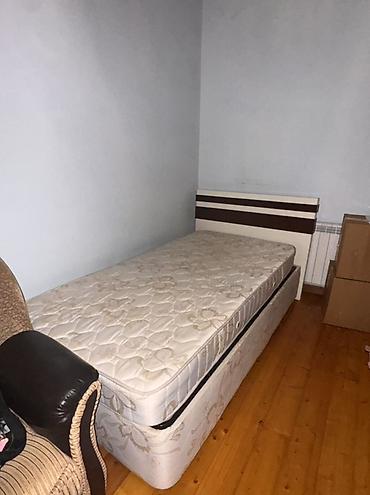 tək nəfərlik matras: Tək nəfərlik bazalı, matraslı çarpayı. Yaxşı vəziyyətdə — 2