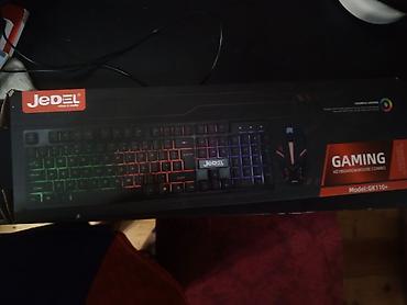 Аксессуары для ПК: Jedel GK110+ Gaming Keyboard (USB) Endrim olunacaq alana təcili RGBdir — 4
