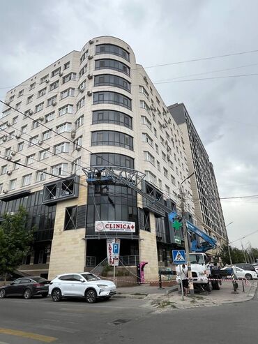 арендовать квартиру для офиса: 1 бөлмө, 38 кв. м, Жеке план, 9 кабат, Евроремонт