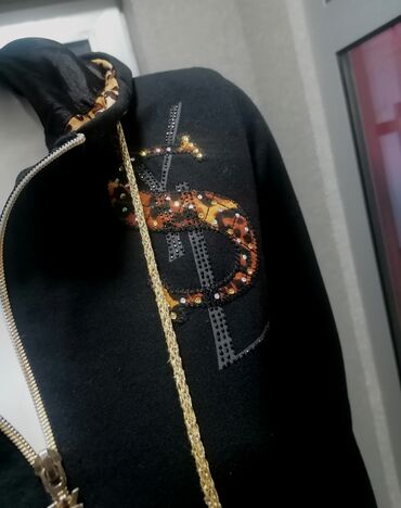 Gornji i donji deo: Yves Saint Laurent, L, Leopard, krokodil, zebra, bоја - Crna — 12