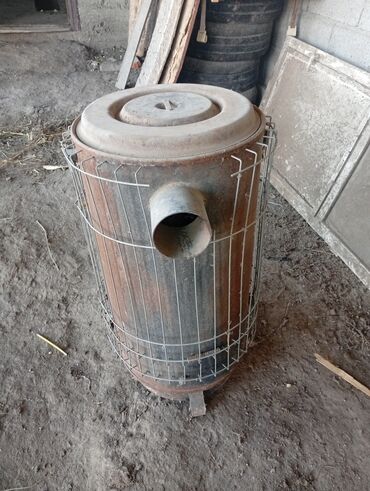 Печи длительного горения: Печь длительного горения Б/у, Материал: Металл, Площадь обогрева: 50 м², Страна производства: Китай — 7