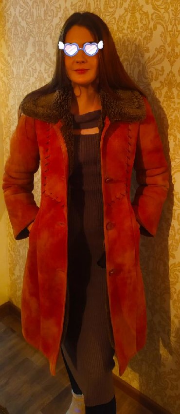женское пальто с капюшоном: Пальто, Классика, Зима, Овчина, Длинная модель, С утеплителем, S (EU 36)