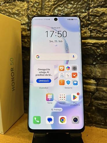 Honor: HONOR 50 5G – elegantan pametni telefon sa kutijom - Ekran: 6.57" — 7