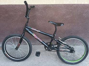 велосипед bmx детский: Продаю велосипед BMX Состояние б/у Цвет черный Резина новая Рама не
