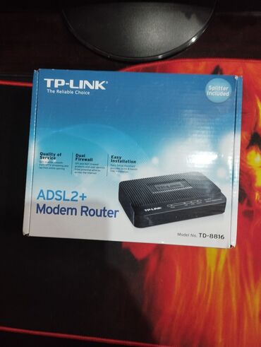 router rabochij: Продаю Modem Router ADSL2+, TD-8816, новый 700сом