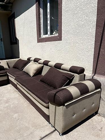 sofa: Угловой диван, C подушками — 2