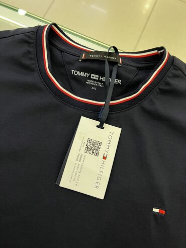 средство для продления полового акта: Эркектердин футболкасы, 3XL (EU 46), Tommy Hilfiger, Жаңы, түсү - Көк, Акылуу жеткирүү