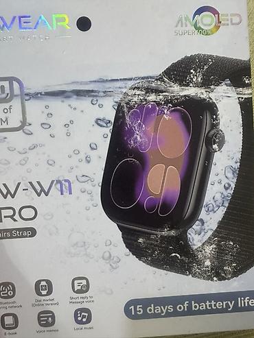 Smart saatlar: AMOLED ekranlı SW-W11 Pro ağıllı saat Xüsusiyyətlər: - AMOLED — 2