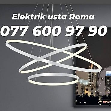 elektrik ustası: Elektrik usta Roma təmir və yenidən qurma luştur çilçıraq spor rozetka — 3