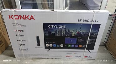 Телевизоры: Срочная акция Телевизоры 🔥🔥🔥🔥 KONKA LED TV 65SR700G 65" UHD 4K